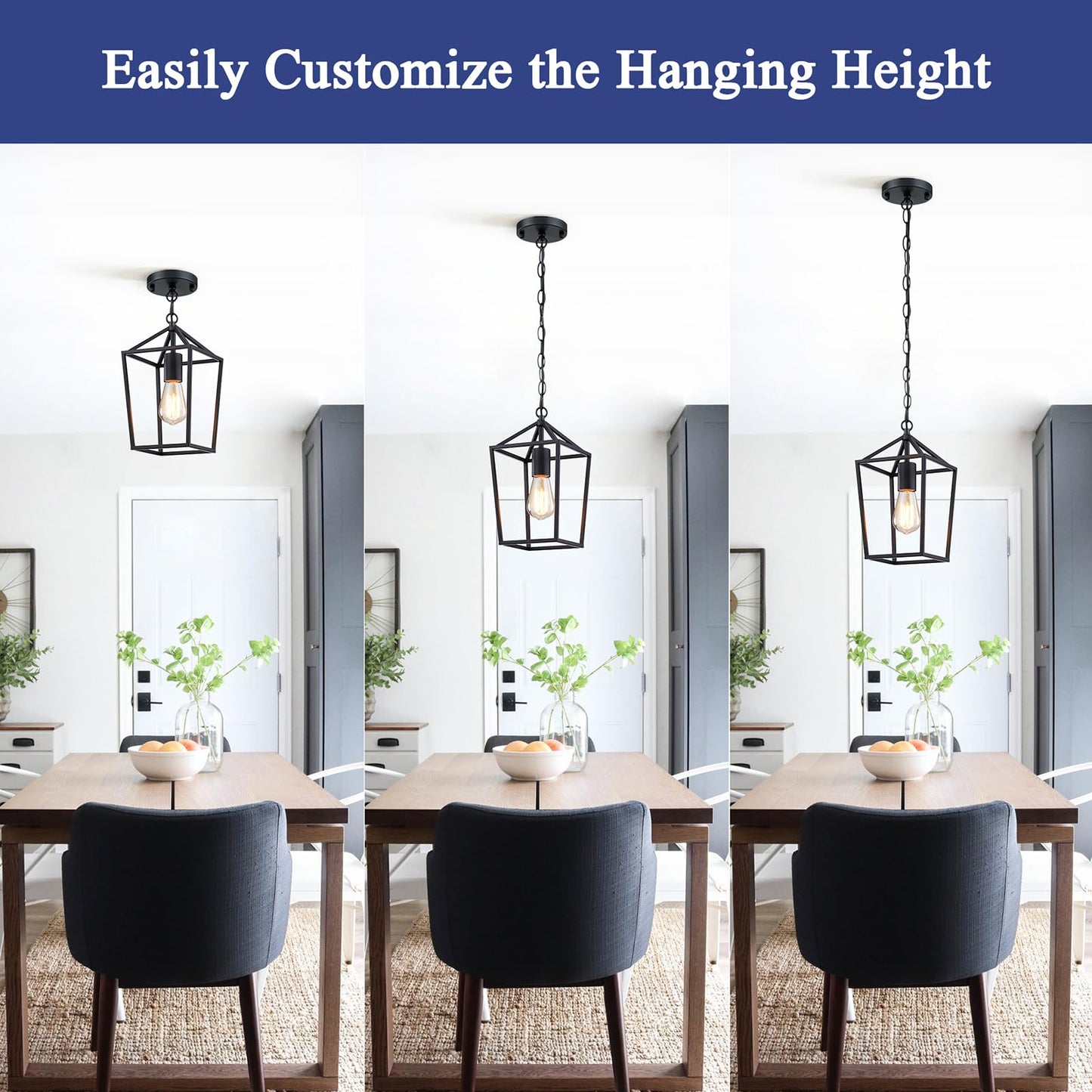 2-Pack Farmhouse Pendant Lights