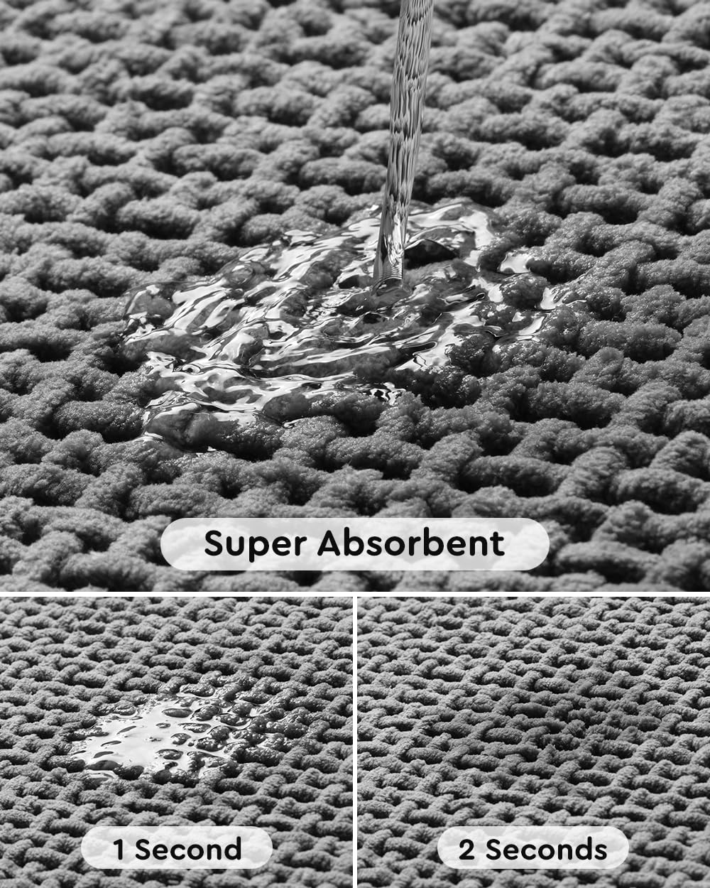 Tapis de bain super absorbant