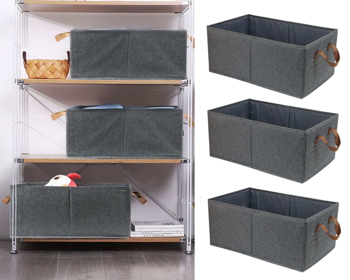 Pack of 3 Large Capacity Organizer System