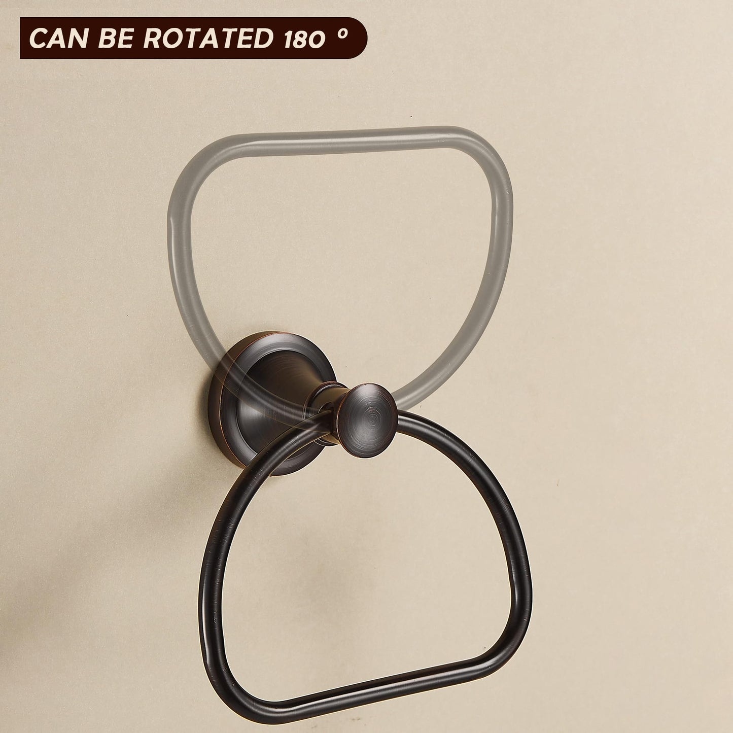 Bronze Towel Ring