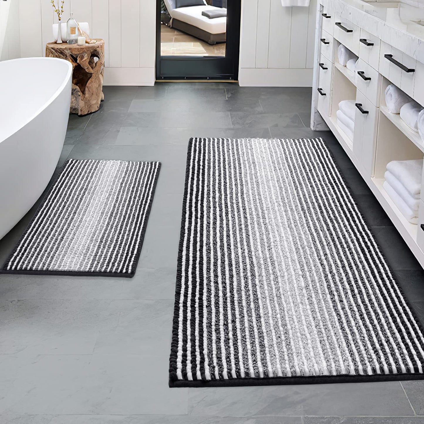 Ensembles de tapis et de paillassons pour salle de bain