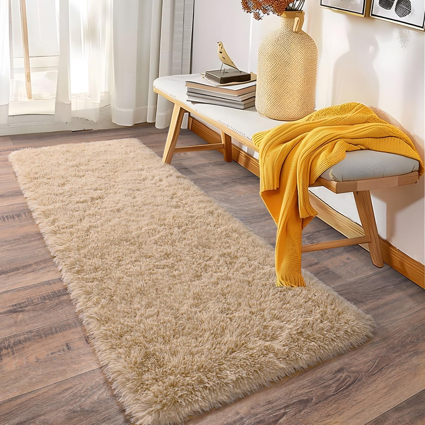 Tapis de couloir doux pour les couloirs des chambres